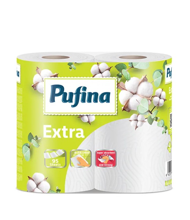 ΧΑΡΤΙ ΚΟΥΖ.PUFINA EXTRA  2Χ195γρ. ΔΙΠΛΟ