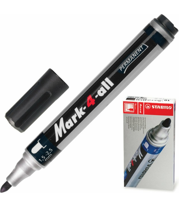 ΜΑΡΚΑΔΟΡΟΣ ΑΝΕΞΙΤΗΛΟΣ STABILO ΜΑΥΡΟΣ ΜΑΡΚΑΔΟΡΟΣ ΑΝΕΞΙΤΗΛΟΣ STABILO ΜΑΥΡΟΣ