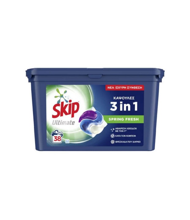 ΑΠΟΡΥΠΑΝΤΙΚΗ ΤΑΜΠΛ.ΠΛΥΝΤ.ΡΟΥΧ.SKIP 38τ SPRING FRESH