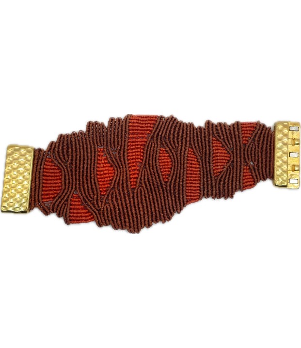 ΒΡΑΧΙΟΛΙ ΚΑΦΕ ΜΕ ΕΚΑΙ ΧΡΥΣΟ ΚΟΥΜΠΩΜΑ ΒΡΑΧΙΟΛΙ ΚΑΦΕ ΜΕ ΕΚΑΙ ΧΡΥΣΟ ΚΟΥΜΠΩΜΑ